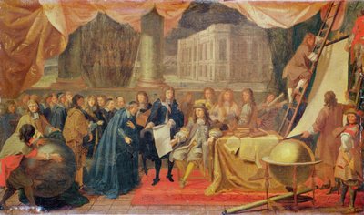 Study for The Establishment of the Academie des Sciences in 1666 and the Foundation of the Observatory in 1667 by Charles Le Brun